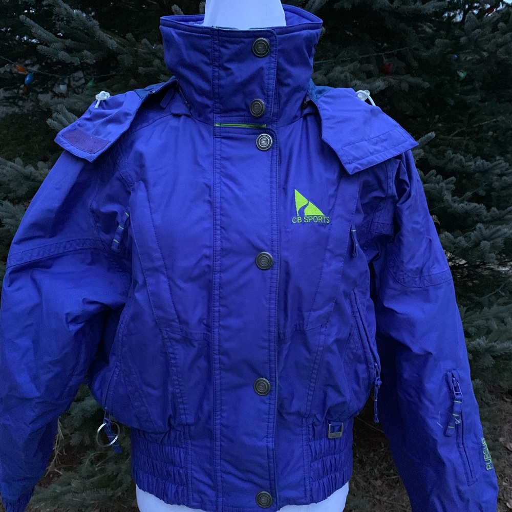 Vintage CB sports ski parka size 10  80s style